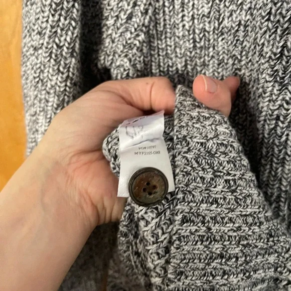 Faherty Men's Textured Gray Cardigan